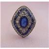Image 1 : Edwardian Sapphire and Diamond Ring #2313158