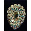 Image 1 : Magnificent Sherman Aurora Borealis Brooch #2313262