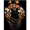 Image 1 : 1930's HEAVY Venetian GLASS PARURE WOW #2313849