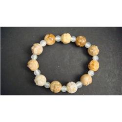 Chinese carved celadon Jade Bracelets #2313896