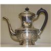 Image 1 : English Sterling Silver Tea Pot Floral Repose #2314046