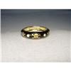 Image 1 : Hidalgo Enamel 18K Gold Skull Diamond Ring Band#2321414