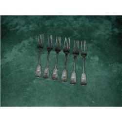 Mathew  Boulton Old Sheffied Set of 6 Forks #2321541