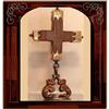 Image 1 : Antique 14kt GOLD Victorian Cross FOb BRooch  #2330134