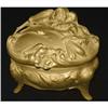 Image 1 : Art Nouveau Flowers Ormolu Jewelry Box #2342177