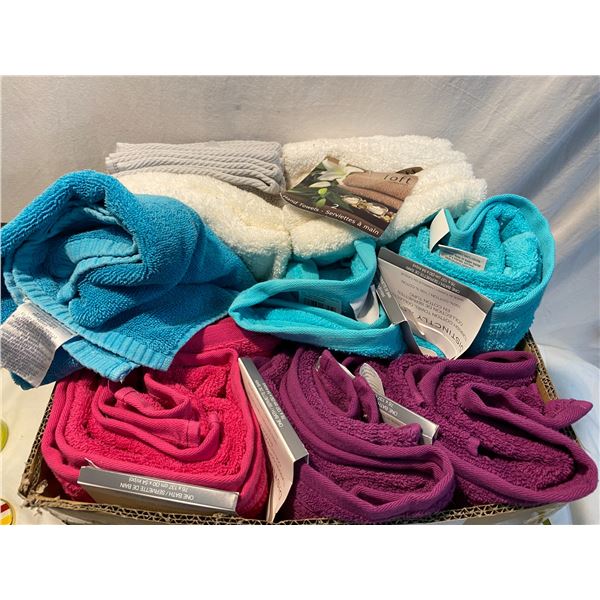 Bath towels and hand towels