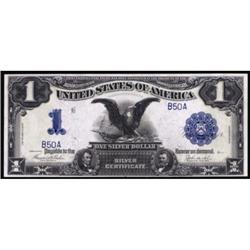 Fr 233 1899 $1 Silver Cert. PMG Choice Unc. 64EPQ