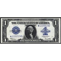 Fr 237* 1923 $1 Silver Cert Star. PMG GemUnc65EPQ