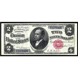 Fr 245. 1891 $2 Silver Cert. PCGS Gem New 66PPQ