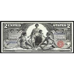 Fr 248. 1896 $2 Silver Cert. PCGS. Gem New 66PPQ