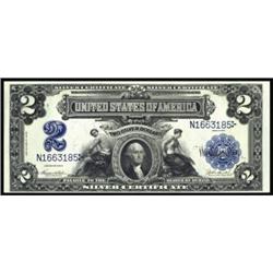 Fr 256 1899 $2 Silver Cert. PCGS Very Ch.New64PPQ