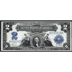 Fr 258. 1899 $2 Silver Cert. About Uncirculated