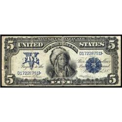 Fr 273 1899 $5 Silver Certificate Very Good-Fine