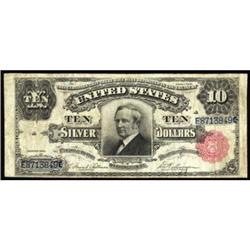 Fr 299 1891 $10 Silver Certificate Fine+
