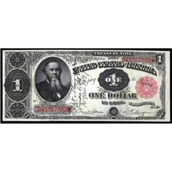 Fr 351 1891 $1 Treasury Note. PMG GemUnc.65EPQ