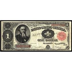 Fr 351 1891 $1 Treasury Note Fine-Very Fine