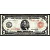 Image 1 : Fr 839b 1914 $5 Federal Reserve Note Red Seal. F.