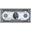Fr 851a. 1914 $5 FRN. PMG Gem Unc. 66EPQ