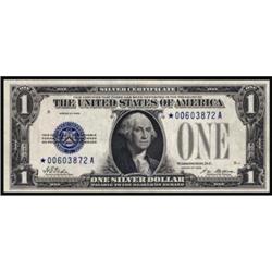 Fr 1600* 1928 $1 Silver Cert. Star. PCGS ChNew63