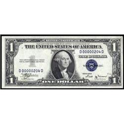Fr 1611 1935B $1 Silver Cert. Choice Crisp Unc.