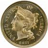 Image 1 : 1877 Nickel Three-Cent Piece PR64 (NGC) OH