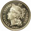 Image 1 : 1881 Nickel Three-Cent Piece PR66 (NGC)