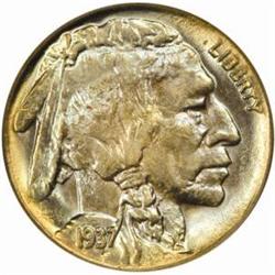 1937-D Buffalo Nickel FS-0202 3-Legged MS62 (NGC)