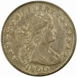 1800 Draped Bust Half Dime. EF45 (PCGS) OGH