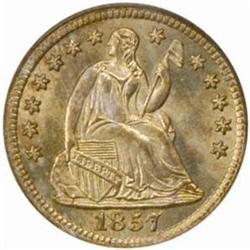 1857-O Seated Liberty Half Dime MS66 (PCGS) CAC