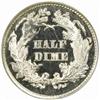 Image 2 : 1868 Seated Liberty Half Dime PR66 DCam(PCGS) CAC