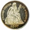 Image 1 : 1867 Seated Liberty Dime PR64 Cameo (PCGS)