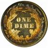 Image 2 : 1873 Dime. No Arrows, Closed 3 PR67 (NGC)