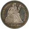 Image 1 : 1873 Seated Liberty Dime Arrows PR64 (PCGS)