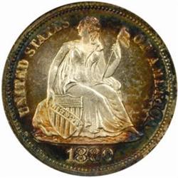 1880 Seated Liberty Dime MS68 * (NGC)