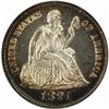 Image 1 : 1891 Seated Liberty Dime PR65 Cameo (NGC)