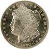 Image 1 : 1880-CC Morgan Dollar. 8/High 7 MS65 (NGC)