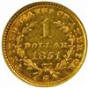 Image 2 : 1851-C Gold Dollar Winter 4-D AU53 (NGC)