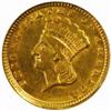 Image 1 : 1857-D Gold Dollar. MS61 (NGC)
