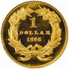 Image 2 : 1866 Gold Dollar MS68 PL (NGC) CAC