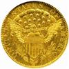 Image 2 : 1798 Capped Bust Right Quarter Eagle. AU58 (NGC)
