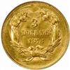 Image 2 : 1878 $3 Gold Piece Unc Details-Scratched (NCS)