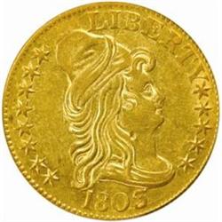 1803/2 Capped Bust Right $5. AU55 (PCGS)