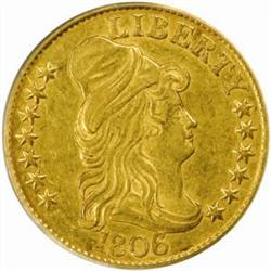 1806 Capped Bust Right Half Eagle AU55 (PCGS) CAC