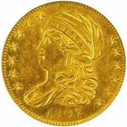 1807 Capped Bust Left $5. MS61 (NGC)