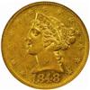 Image 1 : 1848-D Liberty Half Eagle.Die State III AU55 (NGC
