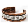 Image 1 : Apache Heavy Sterling Silver on Copper Bracelet
