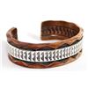 Image 4 : Apache Heavy Sterling Silver on Copper Bracelet