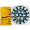 Image 5 : Navajo Bisbee Turquoise SSilver Pin/Pendant