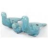 Image 5 : Set of 3 Ceramic Glazed Pigeons