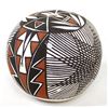 Image 1 : Acoma Eye Dazzler Pottery Seed Jar by R. Malie